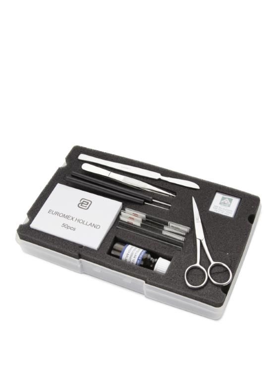 Professional slide preparation kit microscopes.gr